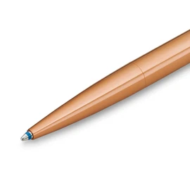 Kaweco Liliput Copper Ballpoint Pen, Exclusive Ballpoint Pen for Standard D1 Refills Including Retro Metal Box, Metal Retractable Ballpoint Pen, 9.8 cm