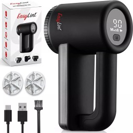 EasyLint Pro Rechargeable Lint Remover  Fabric Shaver Sweater Fuzz Pill Defuzzer