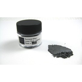 Dark Silver Luxury Cake Dust, 5 grams, USA Made