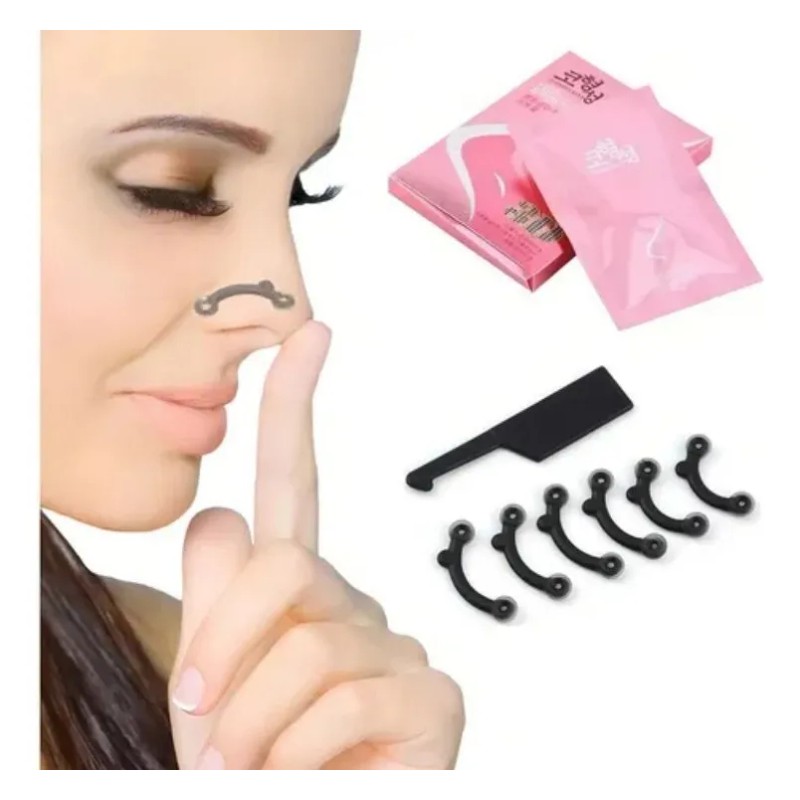 Respingador Nasal Corrector Nariz Pares Negro