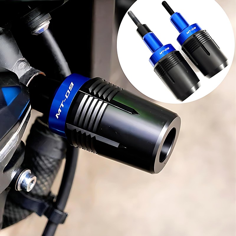 2-Pack Blue Frame Sliders Fit for Yamaha MT-09/MT-09 SP (2021-2025)