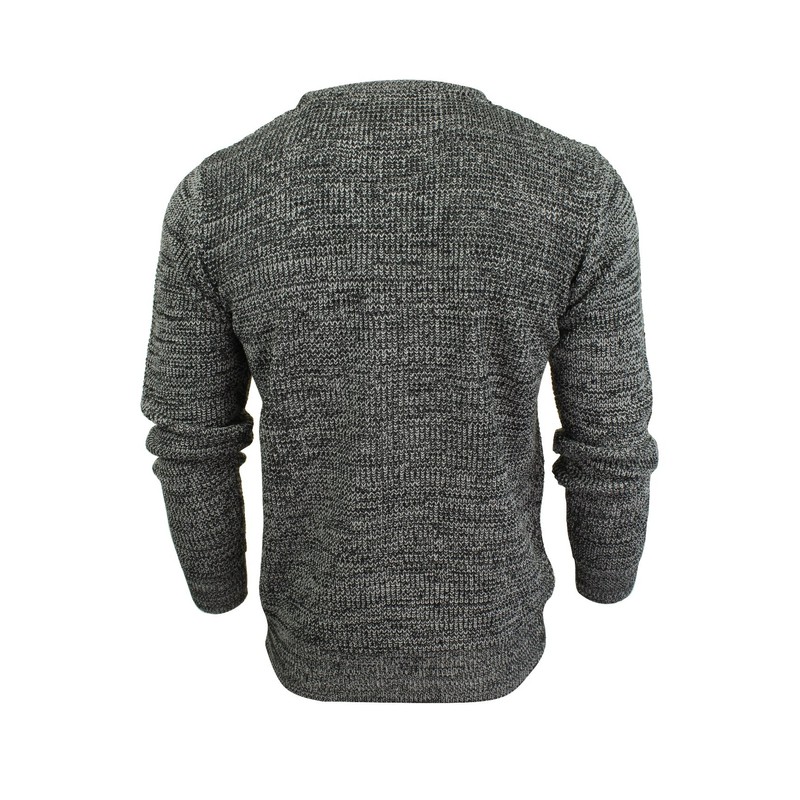 BRAVE SOUL Men's Jumper Neutron Long Sleeved (Black) M