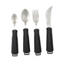 Behrend Flex 4 Piece Flexible Bendable Cutlery Set Rubber Handle