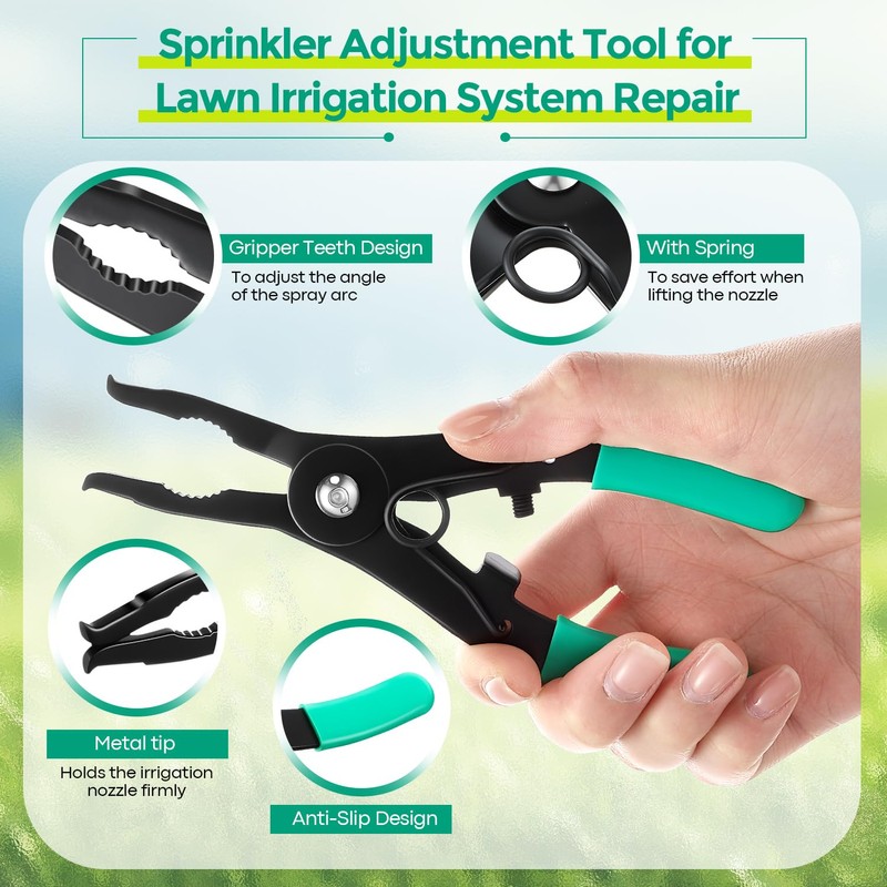 Gulfmew Spray Head Pull Up Tool, Sprinkler Head Tool Compatible