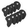 Easy to Read Golf Iron Covers Set of 10 3-9