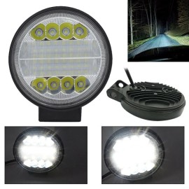 WWM 72W 2Pcs Car LED Work Light Waterproof 24-LED Round Lamp LED Fog Light Lamps New
