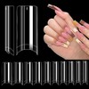 LIONVISON 500 Puntas de Uñas Sin Curva C, Puntas de