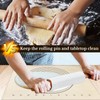 3 PCS Pastry Cloth and Rolling Pin Cover Set, 1PCS
