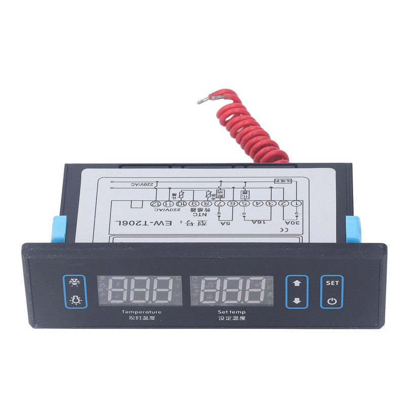 Digital Display Thermostat with Dual Sensors PID Temperature Controller for
