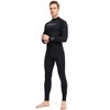 Men One Piece Swimsuit with Back Zipper Quick Dry Long