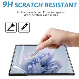 [2 Pack]Screen Protector for Surface Pro 11/Surface Pro 10/Surface Pro 9/Surface Pro 8/Surface Pro X,HD Scratch Resistant Sensitive No Bubbles Touch Sensitive PET Screen Protector,Transparent
