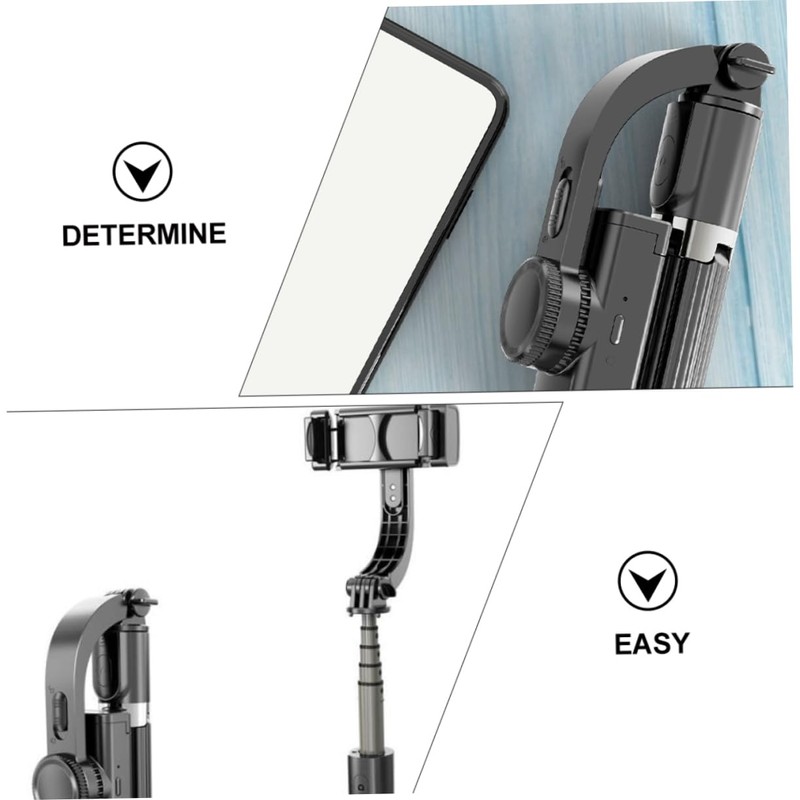KICHOUSE Gimbal Stabilizer -Shake Selfie Stick Phone Tripod Stand Hand-held
