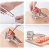 1Pc Tomato Lemon Slicer Holder Egg Slicing Tool Onion Shredder