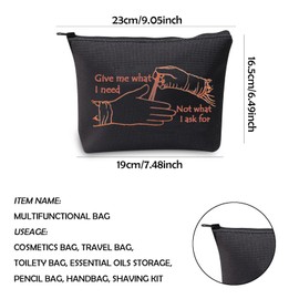 WCGXKO Surgical Technician Gift Surgical Tech Week Gift Scrub Tech Zipper Pouch Cosmetic Bag (Give me CA)