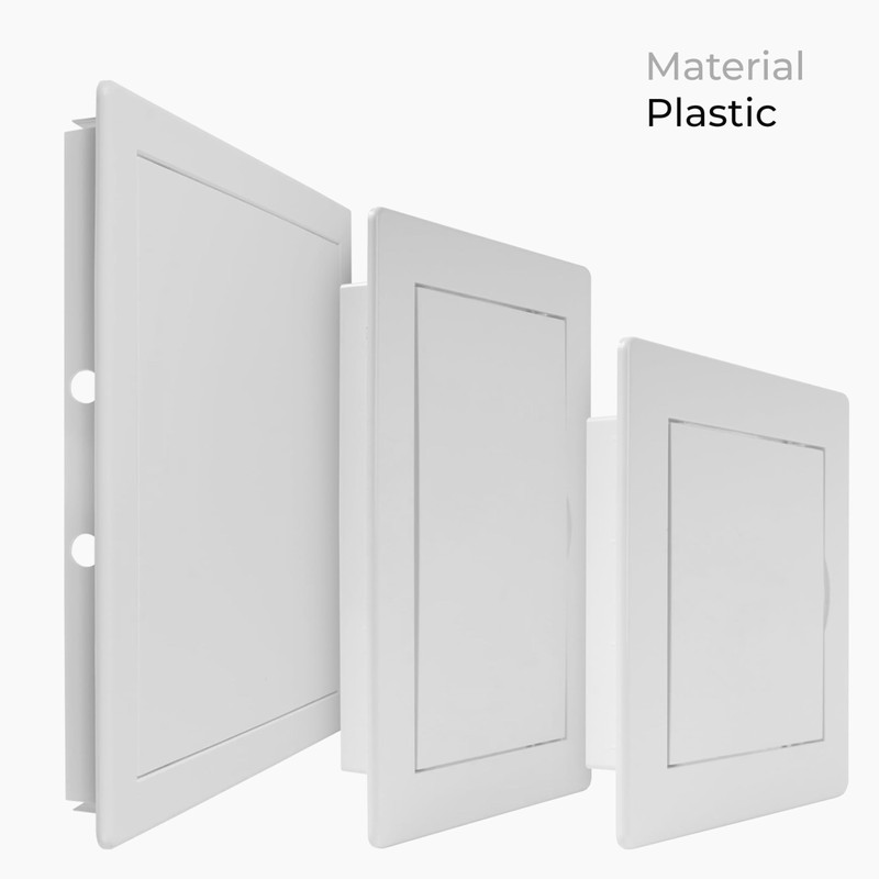 HVAC OV 10x10 Inch White Access Panel – ABS Plastic