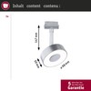 Paulmann 95587 3-Step-Dim Circle URail LED Rail spot 160lm 5W
