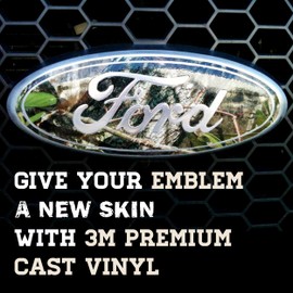 Mossy Oak Graphics - 14010-BL Universal Bottomland Auto Emblem Skin - Easy to Install Vinyl Wrap - Fits Any Auto Emblem on Trucks, Cars, or SUVs