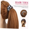VICASKY 6 Pcs Women Hair Scrunchies Chessboard Pattern Elastic Hair