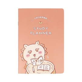 Sunstar Stationery 748580 Chiikawa Study Planning Notebook, Shisa, Keikaku Notebook, Study Plan, A5, 1 Page Per Day