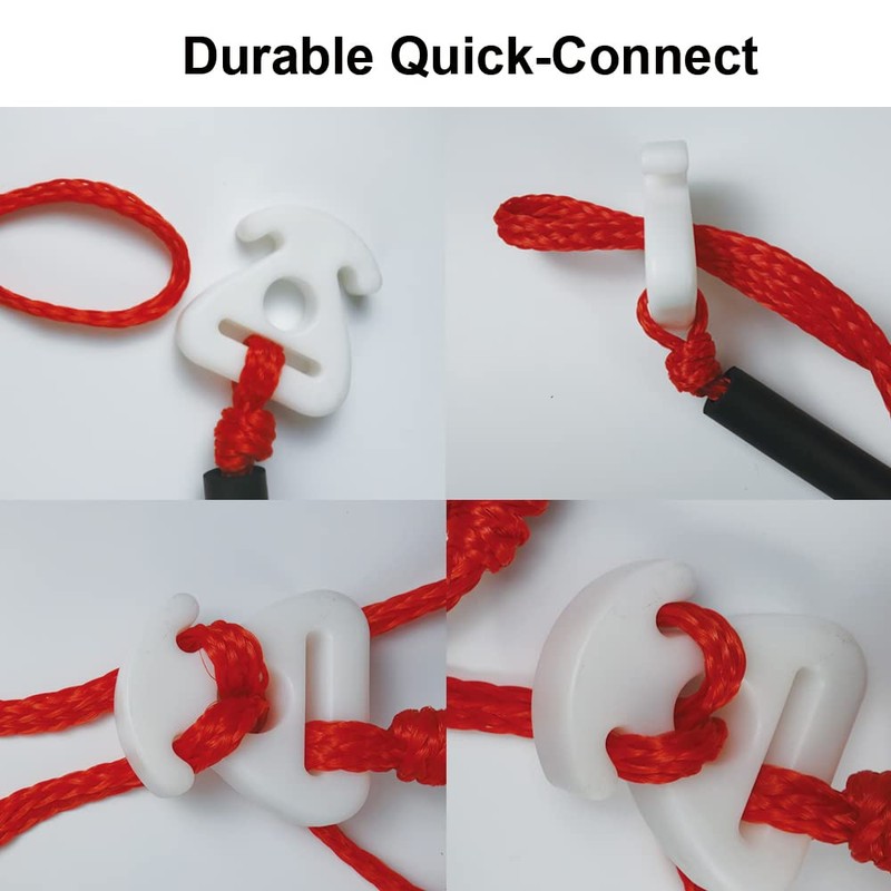 Cyberoctopus 3.6m/12FT Tow Harness Connector for Watersports, Heavy Duty Boat