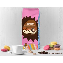 Crazy Cups Hazelnut Ground Coffee, Chocolate Hazelnut, For Hot Or Iced Coffee, Pack of 3