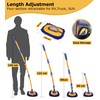 anngrowy 56.7" Car Wash Brush Mop Kit Mitt Sponge with