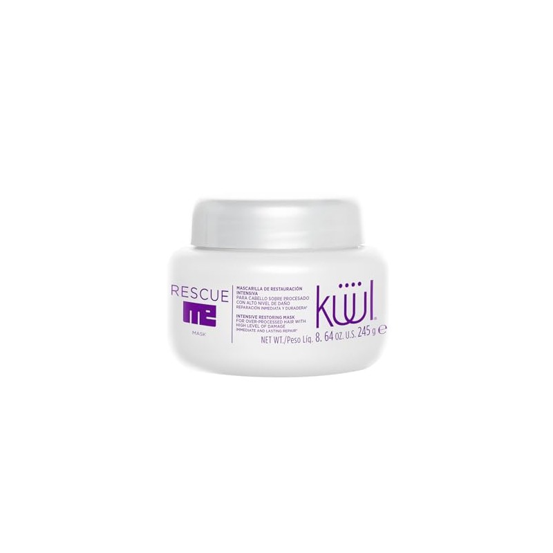 KÜÜL Mascarilla Rescue Me Reparadora Cabello Dañado Hidratación Brillo 245g