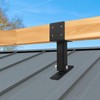 3 Pcs 4“x 4" Roof Riser Brackets Kit(ID 3.6"x3.6"),Heavy Duty