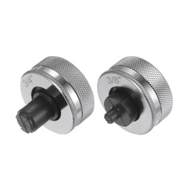 uxcell Swage Expander Head 3/8", 3/4" Hydraulic Tube Pipe Expander Swaging Head for HVAC/R Tube Expanding Tool Tube Cutters