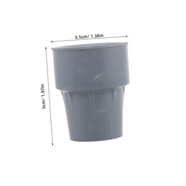 BIUDECO Cane Bottom Pad Rubber Walker Cap for Hiking Sticks Walking Poles Easy Install