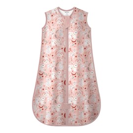 MIKAFEN Baby Sleeping Bag Spring and Summer 1.0Tog,100% Organic Cotton Sleeveless Baby Sleeping Sack/Baby Swaddle,SikaDeer14-24months