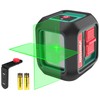 HYCHIKA Laser Level HYCHIKA 50ft Self Leveling Green Cross Level