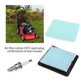 eMagTech Set of 3 Air Filter Spark Plug Kit 17211-ZL8-023 17211-ZL8-003 17211-ZL8-000 Compatible with GC135 GC160 GC190 GCV135 GCV160 GCV190 Engine