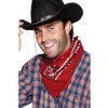 Smiffy's Cowboy Bandanna Western Design - Red