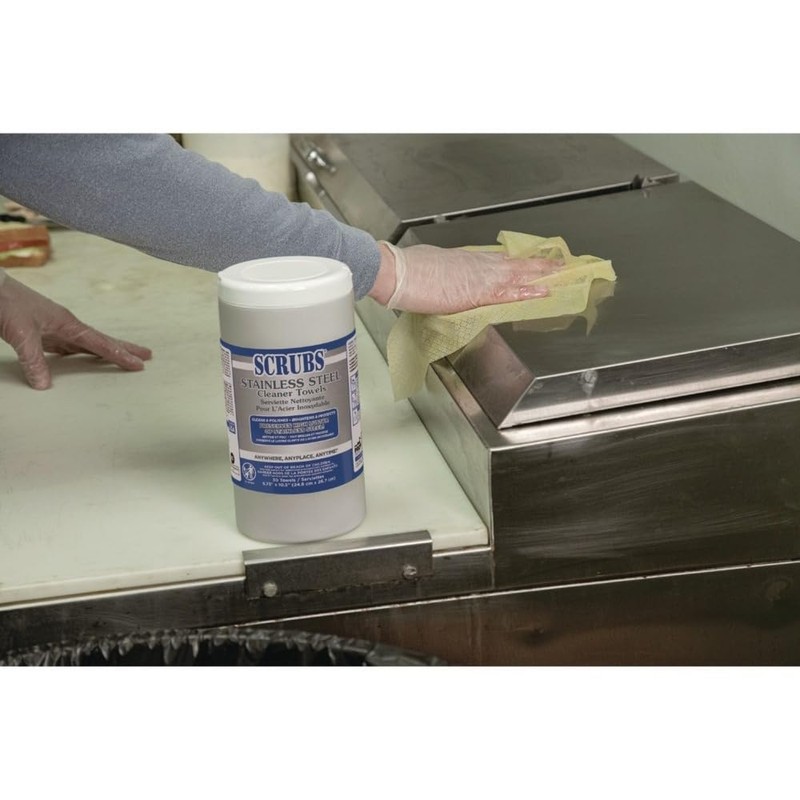 SCRUBS 91930 Stainless Steel Cleaner Towel