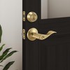 Design House Single Cylinder 2-Way Round Corner Deadbolt with Latch