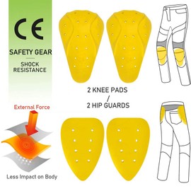 ILM Motorcycle Dirt Bike Pants for Men CE Armored Motocross Riding Gear Jeans Motorbike Adventure Touring Pant BJN01 Gray