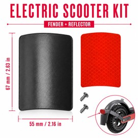 UWJOWP Supporto per Targa Monopattino, Porta Targa Resistente, Portatarga Universale per E-Scooter, Fissaggio a Vite