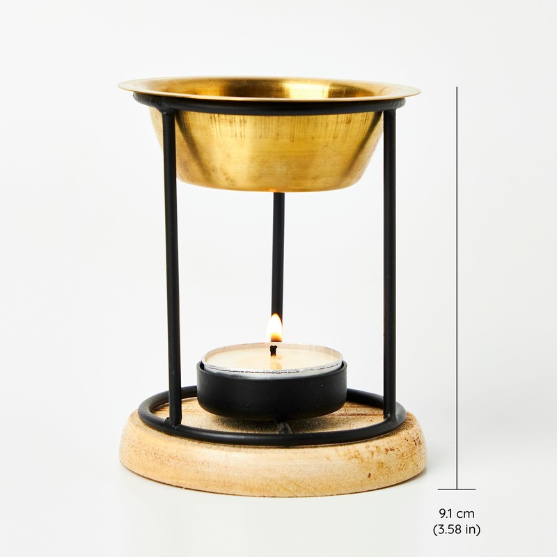Aromafume Exotic Essential Oil Burner | Oil Diffuser with Candle