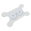 2 Electrodos Pads Garganta Disfagia Compatible Con Vitalstim Color Blanco