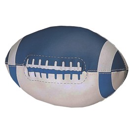 Champion Sports Soft Foam Mini Football, Blue/White, 8"