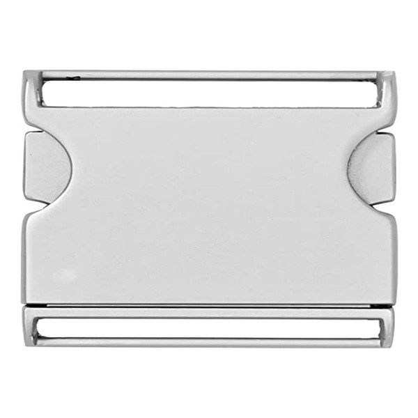 Prym Matt Silver-Coloured 40mm Belt Buckle (1pc), Metal, 9.5 x