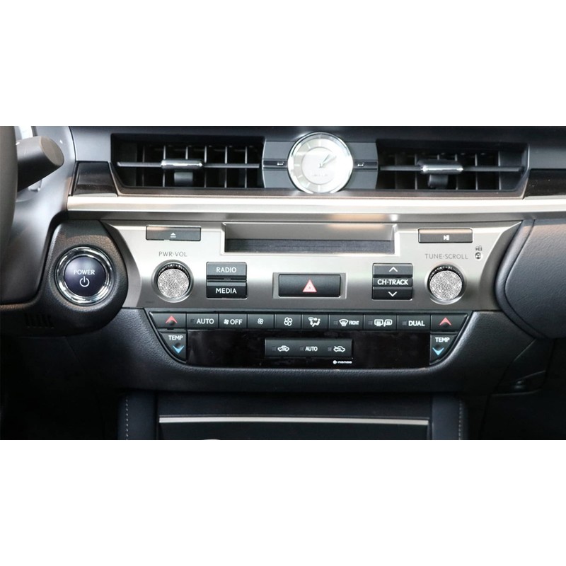 HHLOU Bling Audio Volume Knob Cover Crystal Interior Multimedia Volume