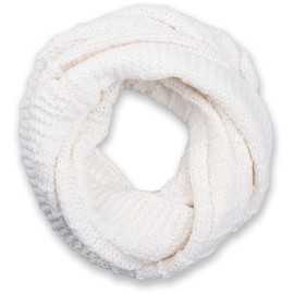 styleBREAKER 01018154 Knitted Loop Scarf Checked Plain Fine Knit Winter Knitted Scarf Unisex -