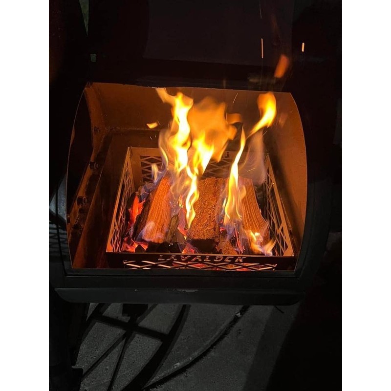 Total Control ® BBQ Charcoal Basket smoker pit fire box