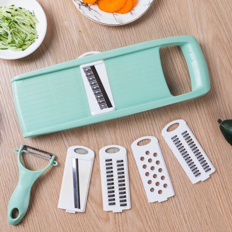 Nbguigdstr Mandoline Food Slicer for Kitchen 7-in-1 Vegetable/Cheese/Potato/Carrot/Cucumber Grater,Slicer, Cutter,