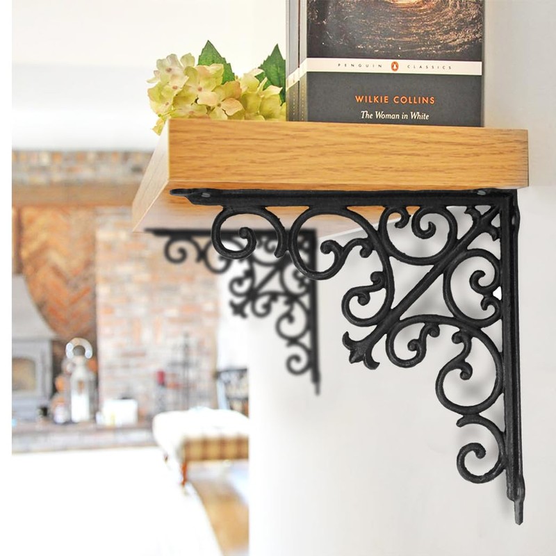 NACH Decorative Shelf Brackets, 1 Pack of 15 x 2