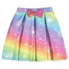 LQSZ Girls Dress Sets Rainbow Unicorn Valentine T-Shirt Tutu Skirt