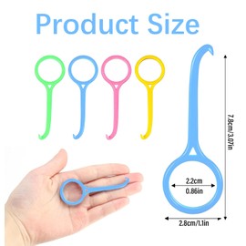 Clear Aligner Removal Tool, Invisible Aligner Braces Remover Hook for Tooth Cleaning Oral Care Orthodontic Supplies Retainer Remover Hook Pack of 4