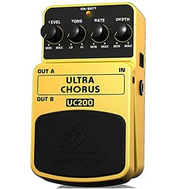 Behringer ULTRA CHORUS UC200 Ultimate Stereo Chorus Effects Pedal